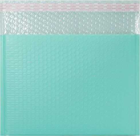 13 × 10 بوصة فقاعات بريدية ذات فتحة جانبية باللون الأزرق المخضر (25 حزمة) in Kuwait