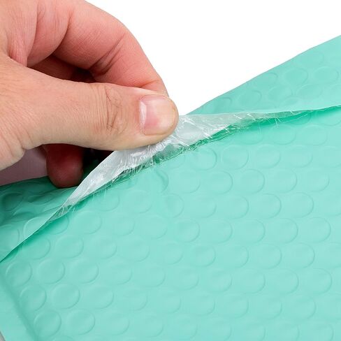 13 × 10 بوصة فقاعات بريدية ذات فتحة جانبية باللون الأزرق المخضر (25 حزمة) in Kuwait