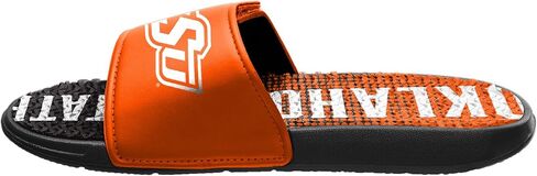 FOCO Oklahoma State Cowboys NCAA Mens Gradient Wordmark Gel Slide - L in Saudi Arabia