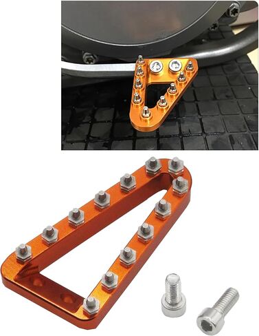 Rear Brake Pedal Step Tip Plate Compatible with SX SXF EXC EXCF XCW XCFW XC XCF Compatible with TC TE TX FE 125 150 250 350 450 2017-2022 (Black) in Saudi Arabia