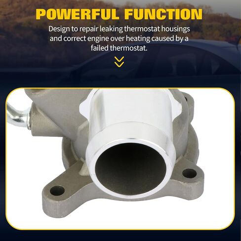 OCPTY Thermostat Housing Fit for Jeep Cherokee 2014-2018,for Jeep Renegade 2015-2017,for Chrysler 200 2015-2017 Engine Coolant Thermostat Housing Assembly Replaces 99637ST,5047861AC in Saudi Arabia