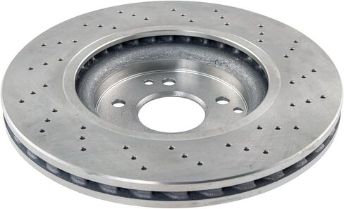 TRQ Brake Rotor Driver & Passenger Side Front Pair for Mercedes C CLK SLK in Kuwait