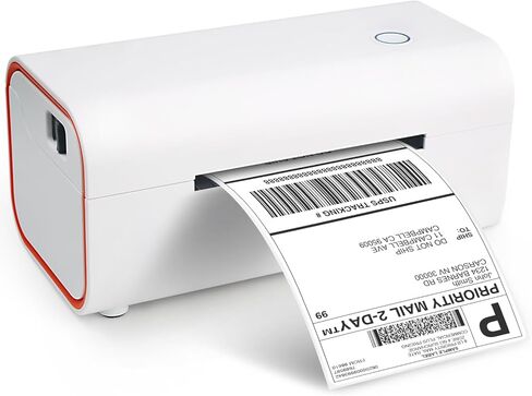 طابعة ملصقات شحن حرارية 4x6 - طابعة حرارية مباشرة عالية السرعة، طابعة ملصقات سطح المكتب - متوافقة مع Amazon، Ebay، Shopify، Etsy، UPS، USPS، FedEx، DHL in Kuwait