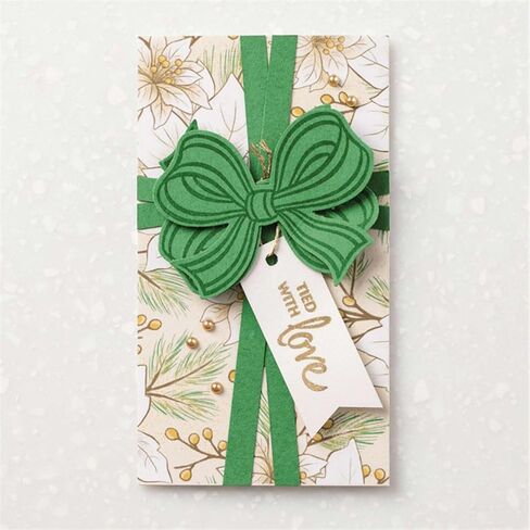 Bow Stamps and Dies Set for Card Making,Clear Stamps and Metal Cutting Dies Sets for Scrapbooking DIY Album Card Making Supplies in Kuwait