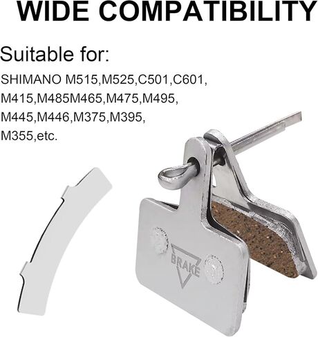 مجموعة وسادات فرامل الدراجة من السيراميك مع أداة ضبط الفرامل متوافقة مع ملحقات الدراجة Tektro/Shimano/TRP/Deore 4 قطع in Kuwait