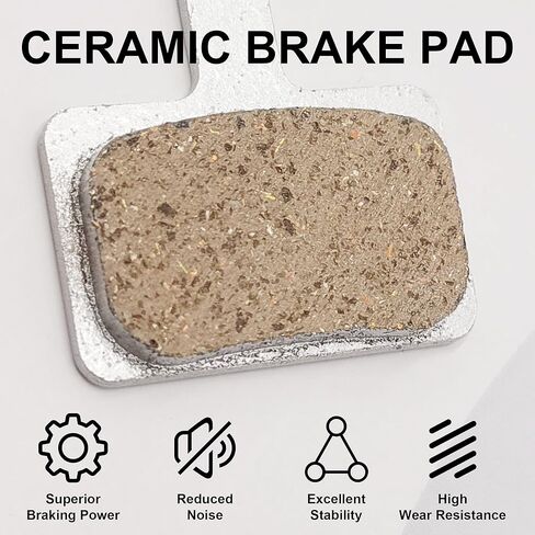 مجموعة وسادات فرامل الدراجة من السيراميك مع أداة ضبط الفرامل متوافقة مع ملحقات الدراجة Tektro/Shimano/TRP/Deore 4 قطع in Kuwait