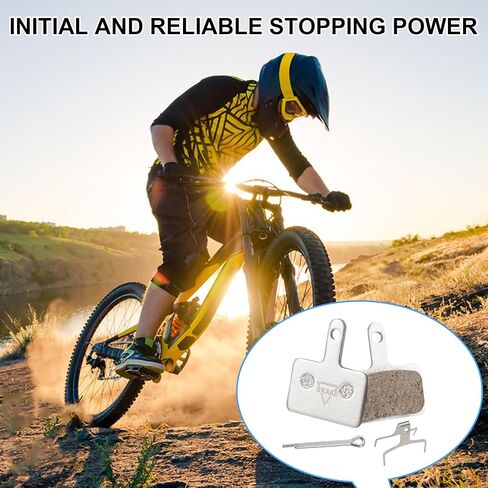 مجموعة وسادات فرامل الدراجة من السيراميك مع أداة ضبط الفرامل متوافقة مع ملحقات الدراجة Tektro/Shimano/TRP/Deore 4 قطع in Kuwait