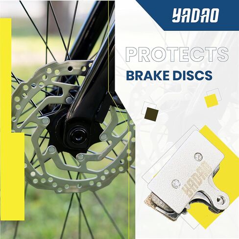 YADAO DS2021 زوج واحد من وسادات فرامل القرص شبه معدنية متوافقة مع Shimano G03Ti، G04Ti، G03S، G03A، XTR، XT، SLX صنع في تايوان in Kuwait