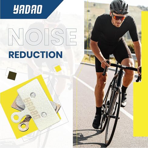 YADAO DS2021 زوج واحد من وسادات فرامل القرص شبه معدنية متوافقة مع Shimano G03Ti، G04Ti، G03S، G03A، XTR، XT، SLX صنع في تايوان in Kuwait