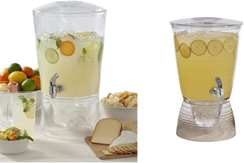 CreativeWare Sculptured Beverage Dispenser, 3 Gallon, Clear in Saudi Arabia
