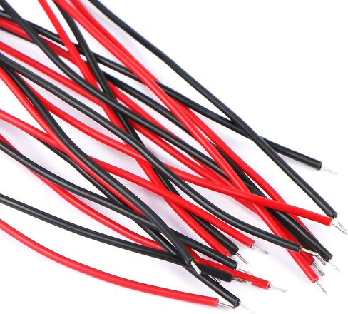 10cm Length 9V-Battery Clip Connector, 9 Volt Long Cable Connection Soft Shell T Type Black, Pack of 5 in Saudi Arabia