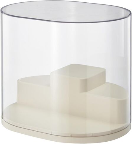 Clear Display Case with Ladder, Unibody Design(Free-Installation) Stackable Storage Box for for Mini Figurines Funko pop (7.3x5.5/H6.3 inch) in Saudi Arabia