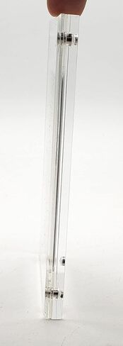 2-Pack Thick Acrylic Baseball Football Trading Card Holder Magnetic Protectors Super Clear Display (2 Card (2 Pack)) in Kuwait