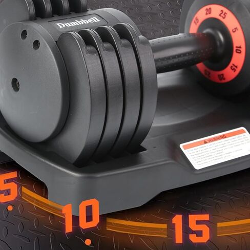 Adjustable Dumbbell Set 25/55LB Dumbbell Weights, Free Weights Dumbbell with Anti-Slip Handle, Suitable for Home Gym Full Body Workout Fitness in Saudi Arabia