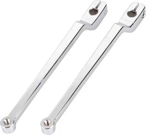 Chrome 9.84" Extended Shifter Lever Heel Toe Shift Levers Set Compatible with Harley 1986-later FL Softail, 1988-later Touring FLH/FLT and '08-Later Trike Models in Saudi Arabia