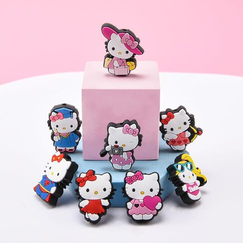 طقم أقلام قابلة للخرز من قطعتين، خرز بؤري من السيليكون الكرتوني للأقلام اللطيفة، أقلام خرز ذاتية الصنع، طقم صنع عدة حبر أسود مطرز بالخرز للوازم المدرسية المكتبية in Kuwait