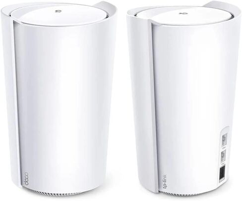 TP-Link Deco AX7800 Tri-Band Mesh WiFi 6 System (Deco X95) Whole Home Coverage up to 6100 Sq.Ft With AI-Driven Smart Antennas Multi-Gig Ethernet Replaces Wireless Router and Extender(2-Pack)(Renewed) in Kuwait