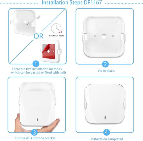Adhesive Wall Mount for AX3000 Dual-Band Wi-Fi 6 Mesh Router System(1 Pack, Router not Included) in Saudi Arabia
