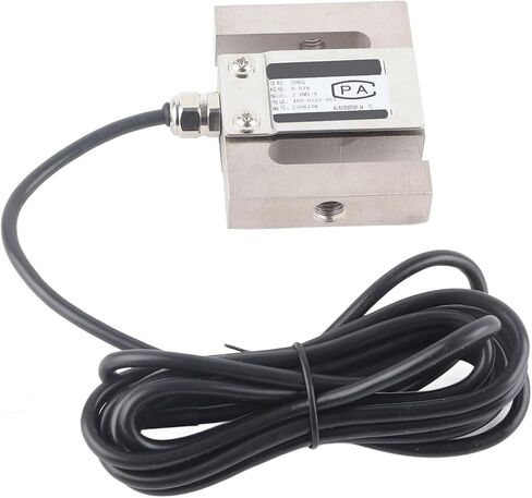 S Type Load Cell Weight Sensor M8x1.25 Stainless Steel Pull Pressure Compression and Tension Force Sensor Miniature Weighing Sensor Small Space Microsensor (30KG) in Saudi Arabia