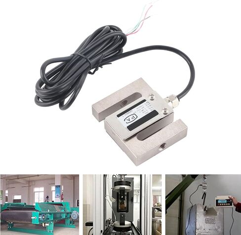 S Type Load Cell Weight Sensor M8x1.25 Stainless Steel Pull Pressure Compression and Tension Force Sensor Miniature Weighing Sensor Small Space Microsensor (30KG) in Saudi Arabia