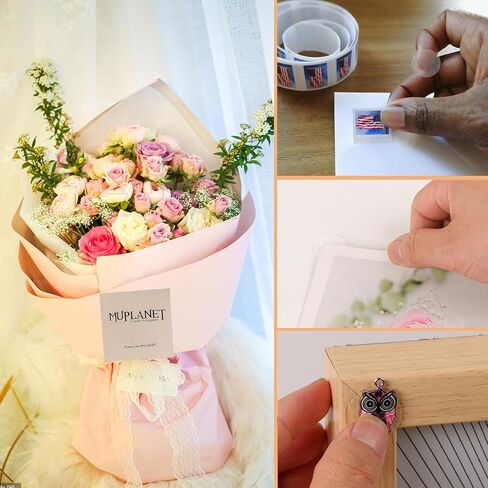 Aooba 320 Pcs Double Sided Dot Stickers Removable Round Clear Sticky Tack No Trace Sticky Putty (320) in Saudi Arabia