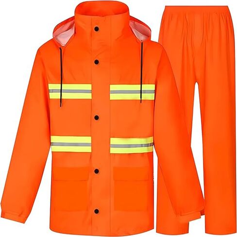 Rain Gear for Men Waterproof High Visibility Reflective Heavy Duty Outdoor All-Sport Work in Saudi Arabia