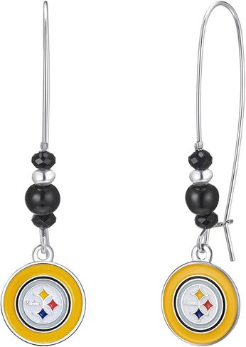 NFL Kidney Wire Hook Earrings | Sports Fan Jewelry Gift | Fashion Jewelry | Birthday for Women and Girls in Saudi Arabia