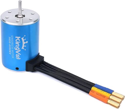 KingVal Replacement 3650 5200KV Sensorless Brushless Motor Shaft 3.175mm with 60A Brushless ESC Compatible with 1/10 RC Car in Saudi Arabia