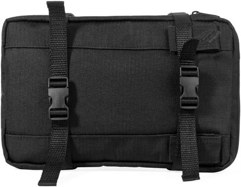 MOTO4U Front Fender Tool Bag,Motorcycle Tool Bag for Dirt Bike,Unviersal Motorcycle Fork Bag and Motorcycle Handlebar Bag with snaps,Sturdy MX Front Fender Tool Bag Easy to Install（Black） in Saudi Arabia