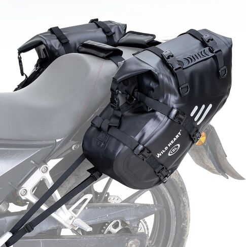 WILD HEART Motorcycle Saddlebags Waterproof Motorcycle Side Saddlebags Pannier Bag Trunk Motorcycle Accessory in Saudi Arabia