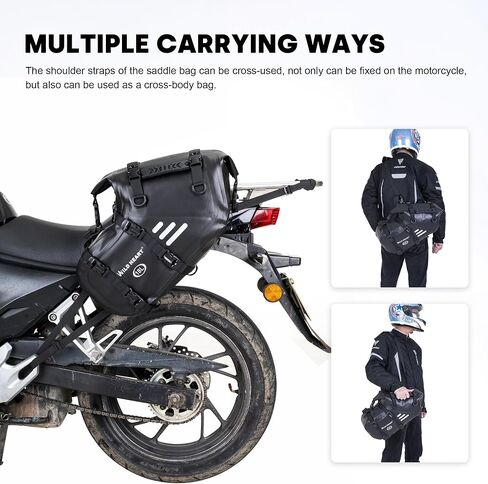 WILD HEART Motorcycle Saddlebags Waterproof Motorcycle Side Saddlebags Pannier Bag Trunk Motorcycle Accessory in Saudi Arabia