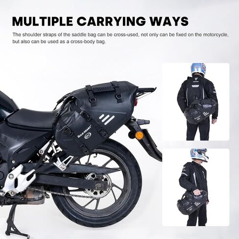 WILD HEART Motorcycle Saddlebags Waterproof Motorcycle Side Saddlebags Pannier Bag Trunk Motorcycle Accessory in Saudi Arabia