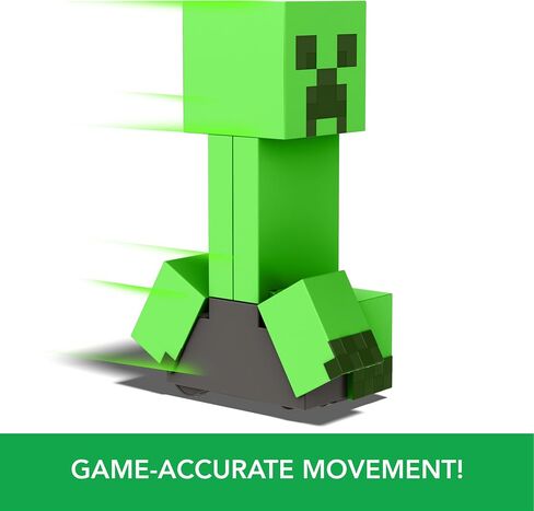 Mattel Minecraft Exploding RC Creeper مع أضواء وأصوات و10 جزيئات انفجارية وحركة أصلية للعبة ورمز DLC in Saudi Arabia