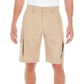 Burnside 9803 Micro Fiber Cargo Short - Khaki - 36 in Saudi Arabia