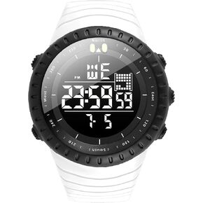 Waterproof Military Digital Watch for Men, Date Multi Function Tactics LED Face Alarm Stopwatch Wristwatch, Outdoor Tactical Watches in Saudi Arabia