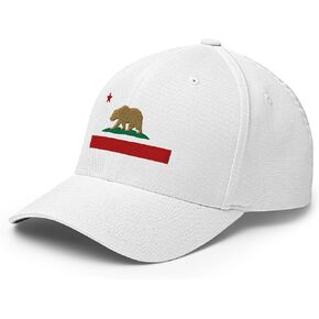 California State Flag Premium Fitted Hat 6277 in Kuwait