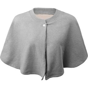 OhMill Warm Shoulder Shawl Cape for Women Winter Full Short Cloak Cape Soft Windproof Thermal Poncho Shawl Cover with Button in Saudi Arabia