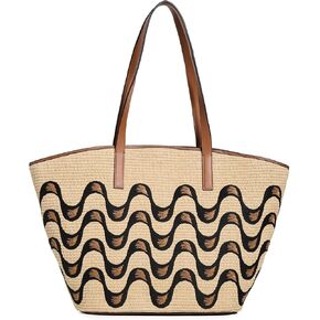 FARM Rio Women's Raffia Basket Large Tote Bag in Saudi Arabia
