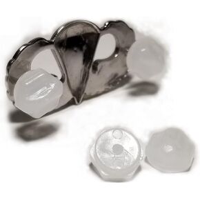 Dammits 24 or 12 PACK - Clear Badge Clutchback COMFORTABLE-smooth-tight grip in Kuwait