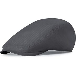 Men's Newsboy Flat Cap 100% Cotton Gatsby Ivy Golf Cabbie Hunting Summer Hat in Saudi Arabia