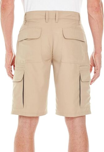 Burnside 9803 Micro Fiber Cargo Short - Khaki - 36 in Saudi Arabia