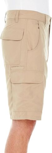 Burnside 9803 Micro Fiber Cargo Short - Khaki - 36 in Saudi Arabia