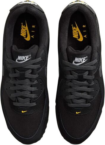 Men's Nike Air Max 90 Black Speed Yellow Running Shoes in Kuwait