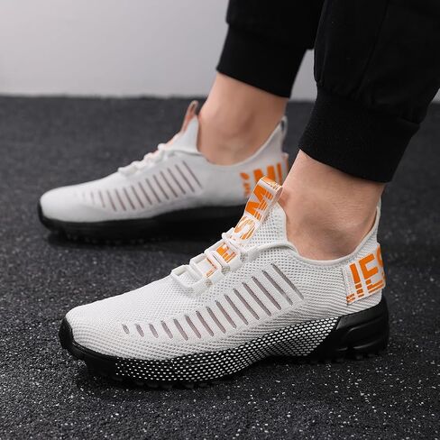 Women‘s Running Shoes for Walking Tennis Gym, Comfortable Lightweight Breathable Slip-Resistant ZLS8405-baise in Kuwait