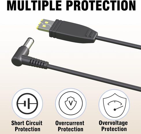 24V DC Power Cord for ResMed AirSense 11 AirMini CPAP Machines Compatible with MAXOAK K5 K6 Medistrom Pilot-24 Lite in Kuwait