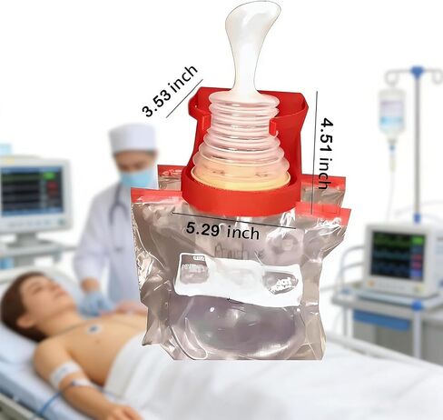 Wall Mount for LifeVac Anti Choking Device & Mask | Quick-Release Choking Rescue Organizer, Easy Installation, Space-Saving Emergency Wall Mount for All Ages (Device Not Included) (Red, Standard size) in Saudi Arabia