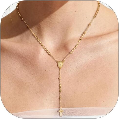 Supcare Rosary for Men Women Catholic Necklace Rosary Beads,Customized (with Gift Packing) in Kuwait