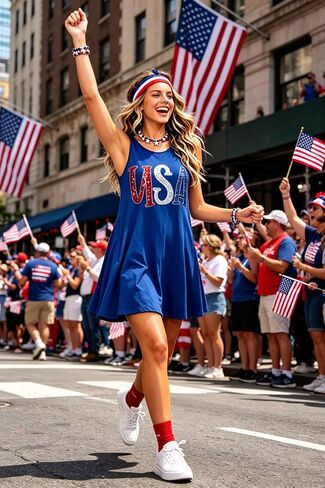 Womens Sleeveless Casual Funny Patterned Holiday Dresses in Saudi Arabia