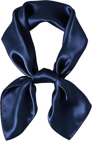 100% Silk Neck Scarf 27"x27" Solid Color Square Scarf Silk Hair Scarf for Women Men Envelope Package in Saudi Arabia
