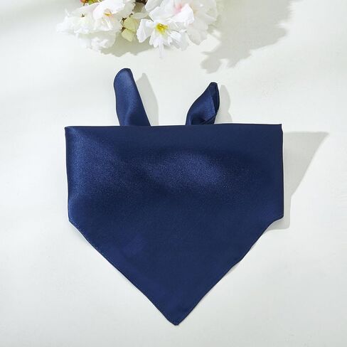100% Silk Neck Scarf 27"x27" Solid Color Square Scarf Silk Hair Scarf for Women Men Envelope Package in Saudi Arabia